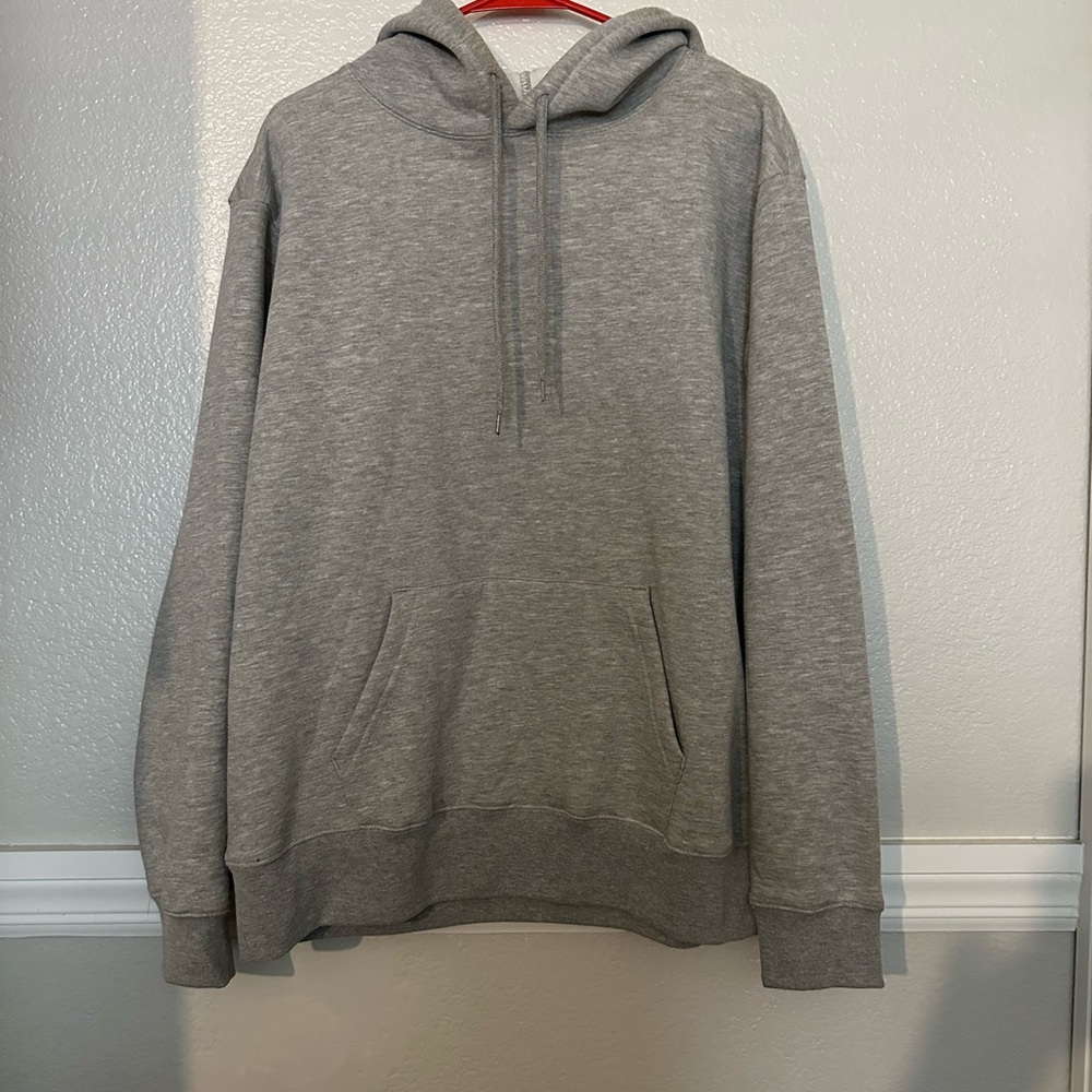 Men's Heather Gray Pullover Hoodie